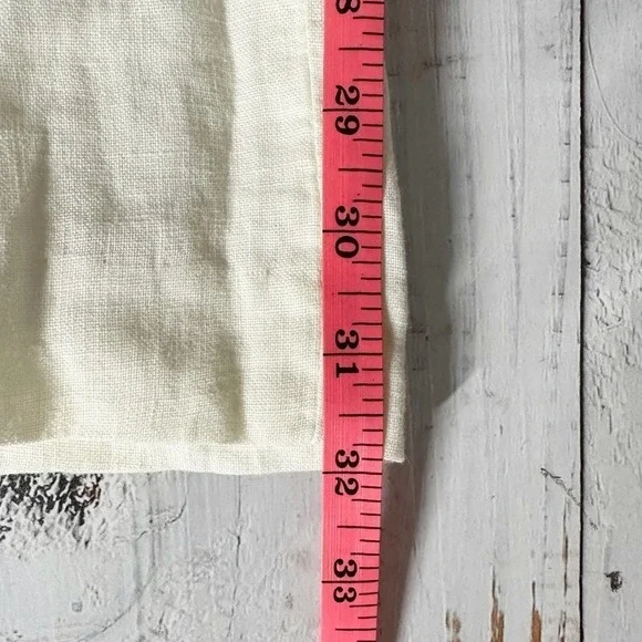 L’AGENCE Dee High Rise Sailor Linen Pants Bone color Size 25 - Picture 12 of 12